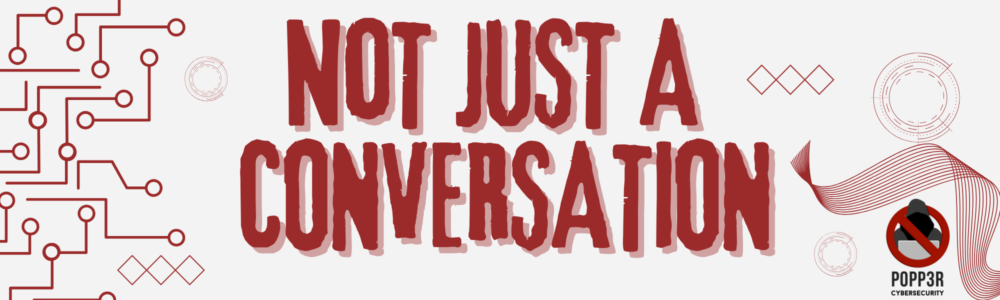 Not Just a conversation Banner
